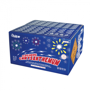 Screaming Chrysanthemum, Verbund-Batterie mit 100 Schuss